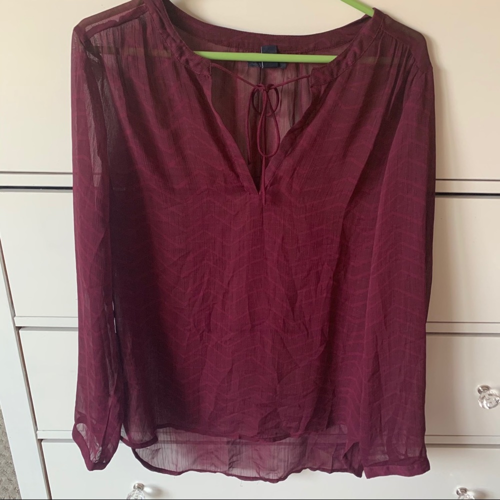 Gap sheer top